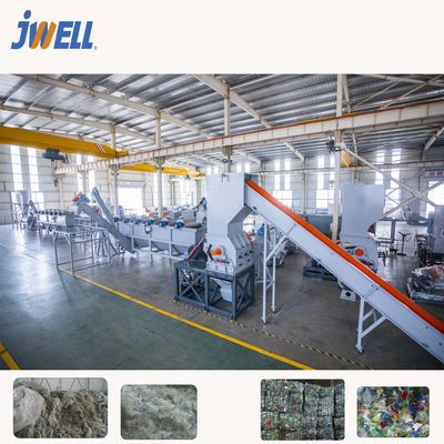 Maszyny do recyklingu odpadów z tworzyw sztucznych CE 1000kg / H Butelki PET Kruszarka Pralka