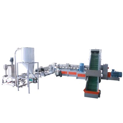 LDPE BOPP Recykling folii z tworzyw sztucznych Trzy maszyny Zintegrowana linia do granulowania