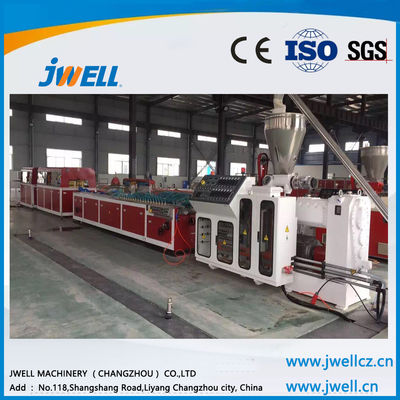 JWELL Indoor Outdoor Floor Board Making Machine Linia do wytłaczania profili PE WPC PVC