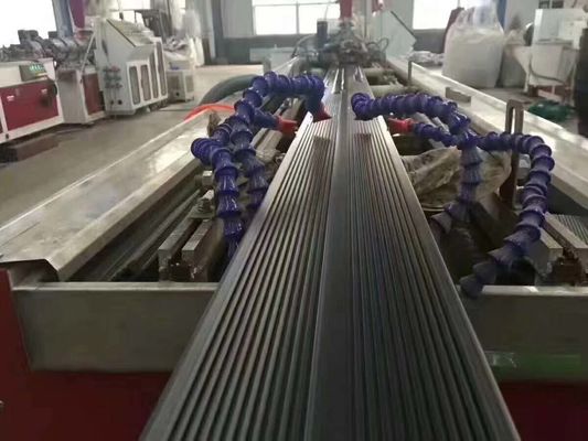 JWELL Wood Plastic Plate Door Window Making Machine Linia do wytłaczania profili PE PP PVC WPC