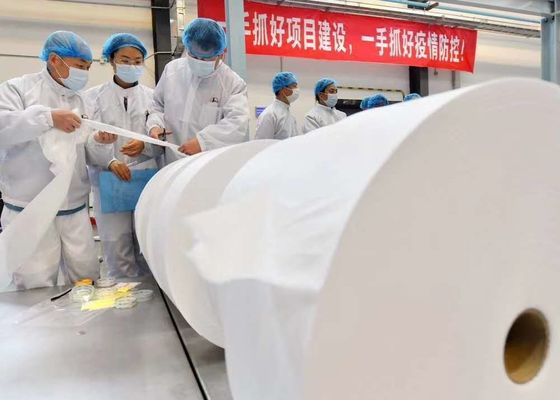 JWELL Machinery Hot Mask Material Single Screw PP Melt Blown Non Woven Linia produkcyjna