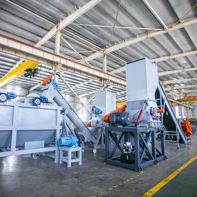 JWELL CE 2000kg / H Butelki PET Kruszarka pralka z systemem wydmuchiwania